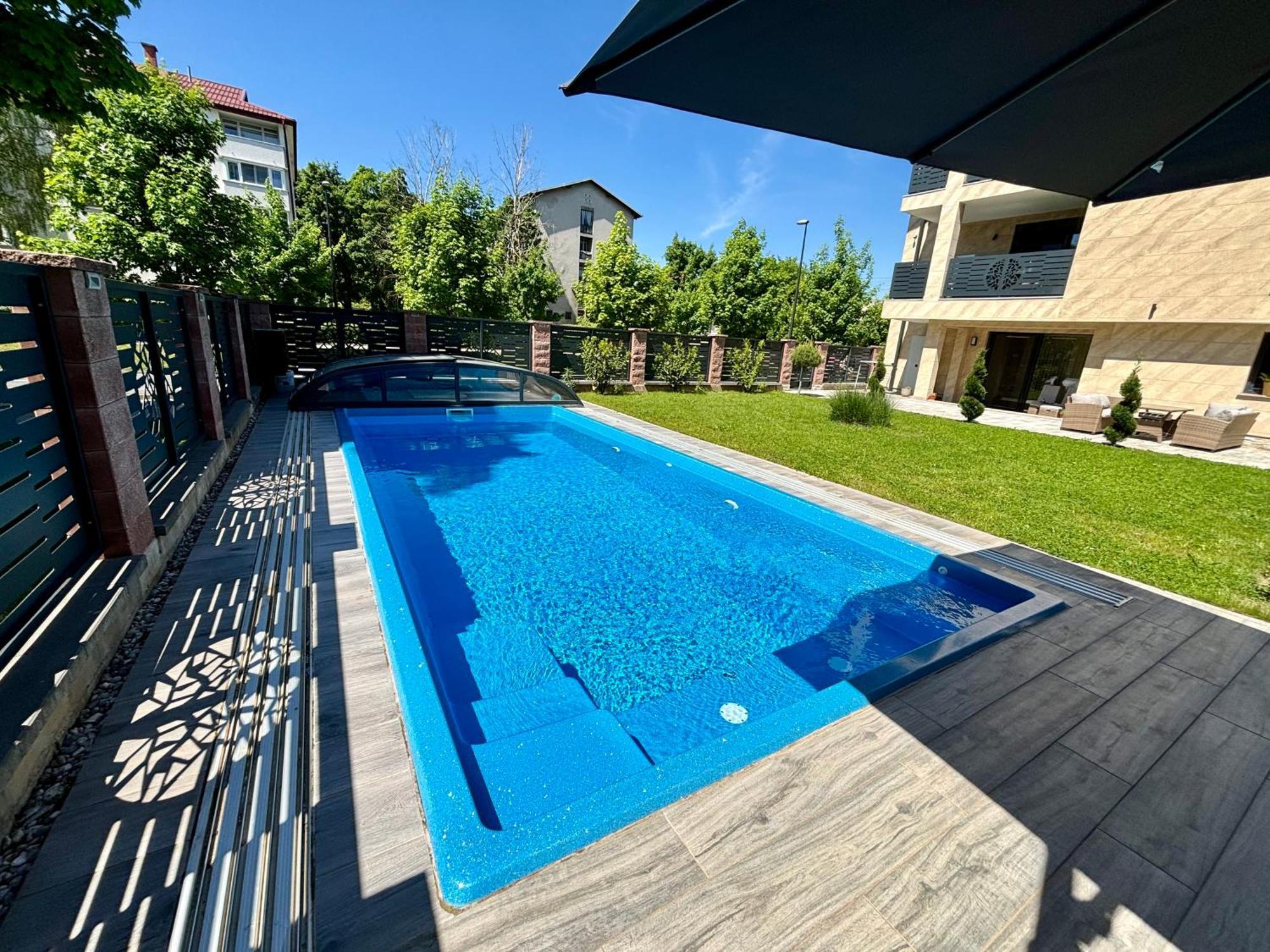 Villa Moste With Pool & Ev Station Lublaň Exteriér fotografie