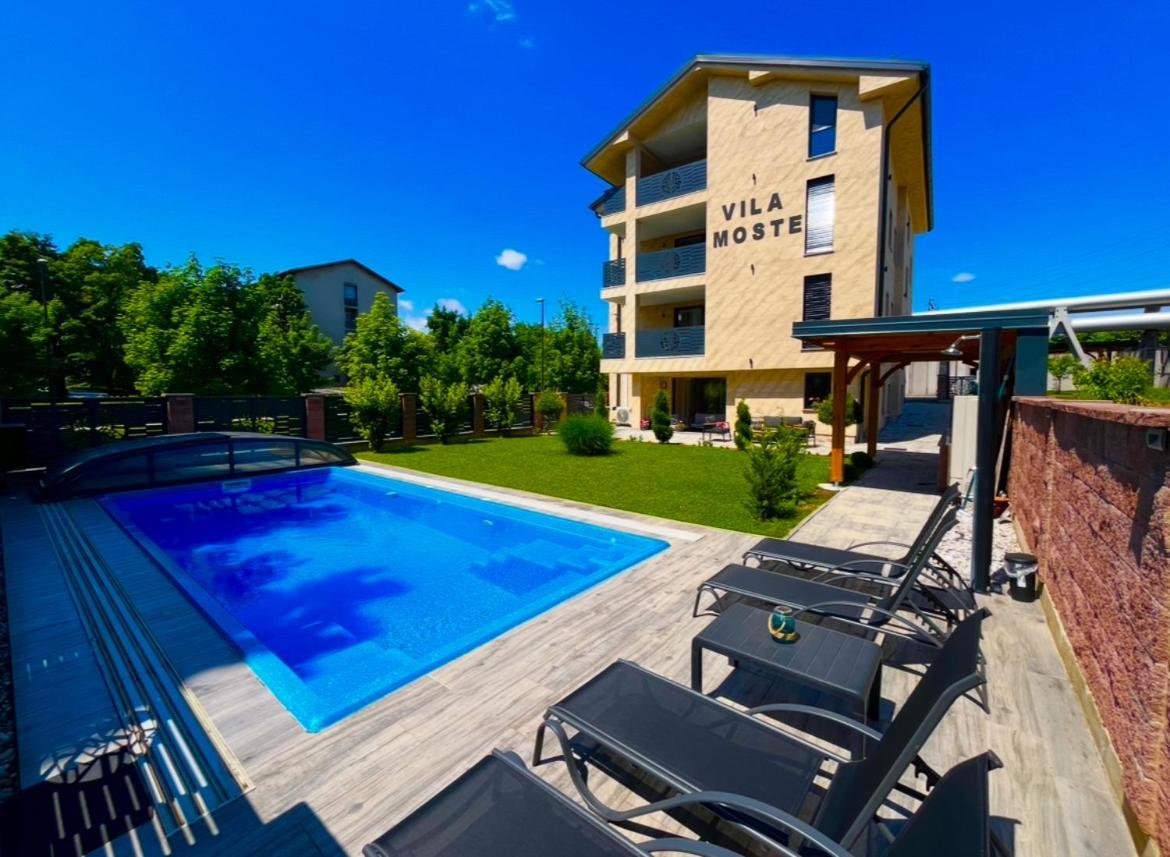 Villa Moste With Pool & Ev Station Lublaň Exteriér fotografie